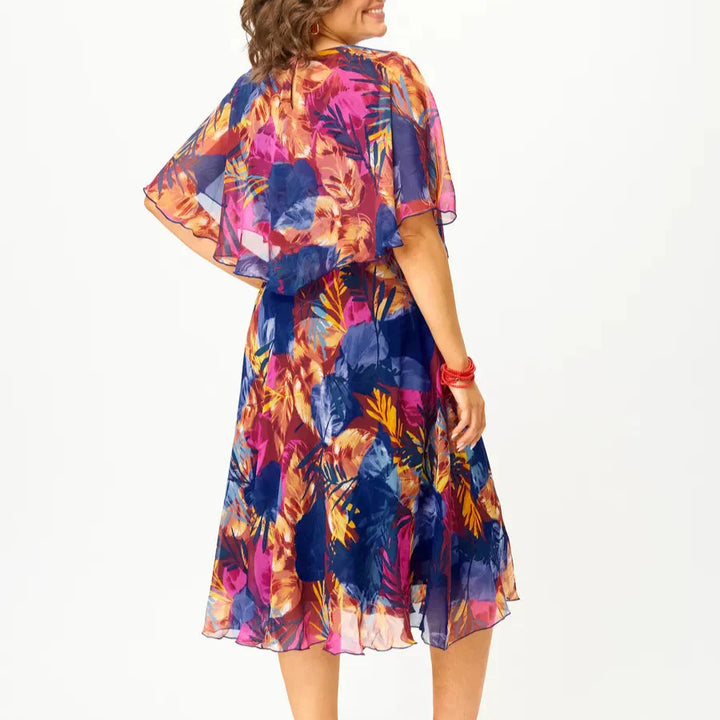 Isla - Tropical Swirl Dress