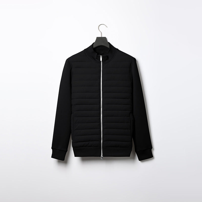 Men's Lightweight Summer Jacket with Quilted Design