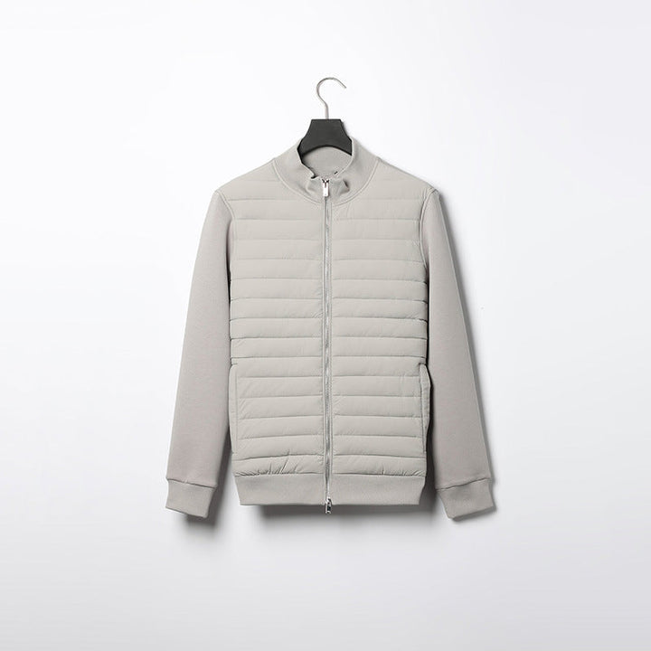 Men's Lightweight Summer Jacket with Quilted Design