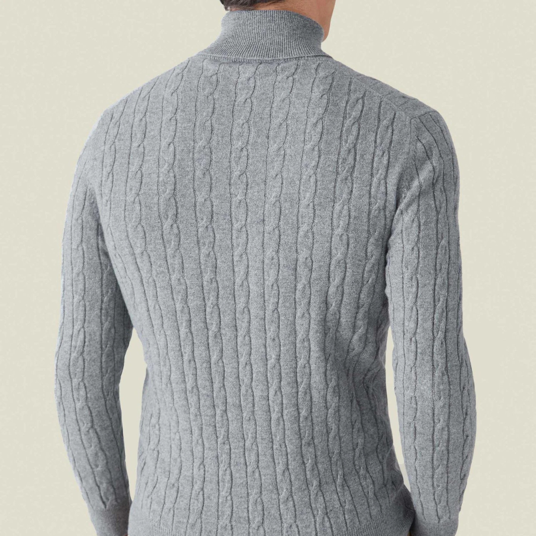 ByCastello | Cable Knit Turtleneck