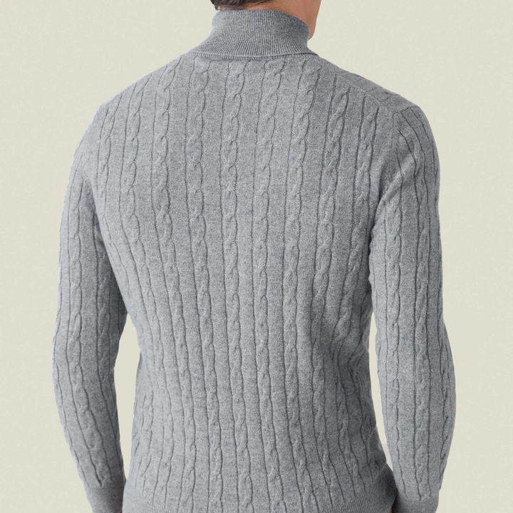 ByCastello | Cable Knit Turtleneck