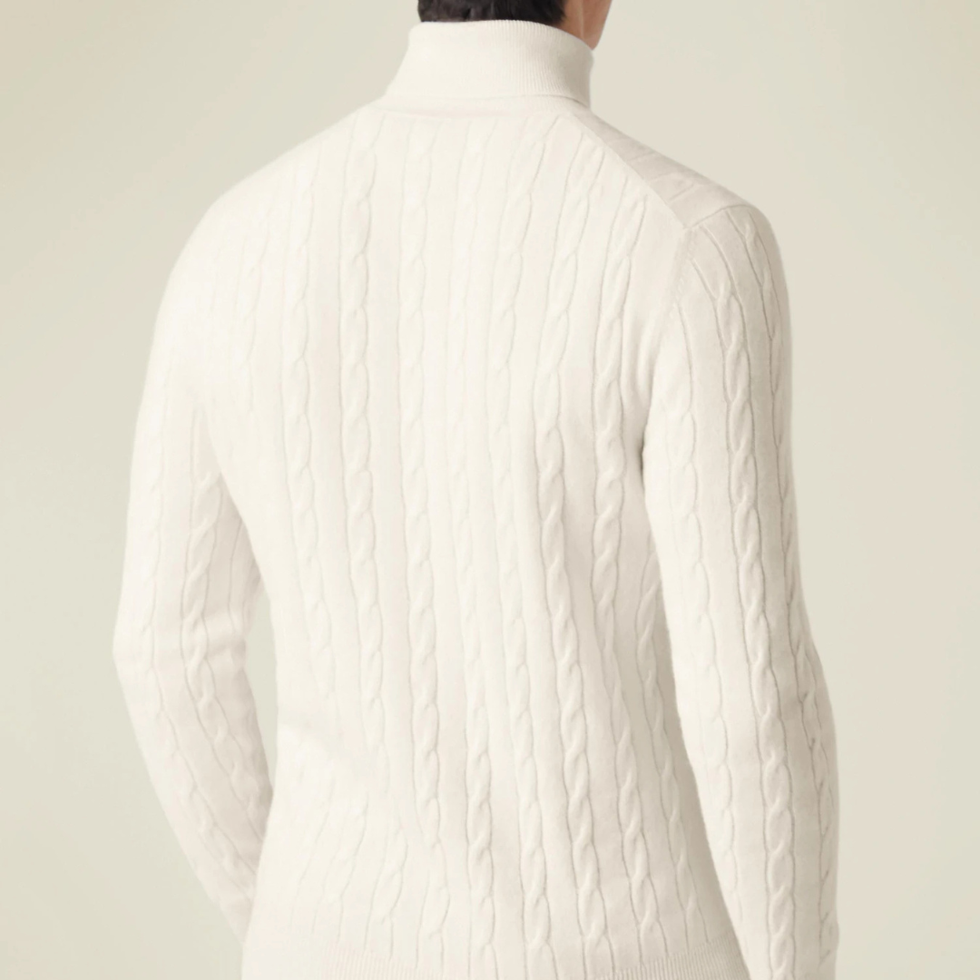 ByCastello | Cable Knit Turtleneck