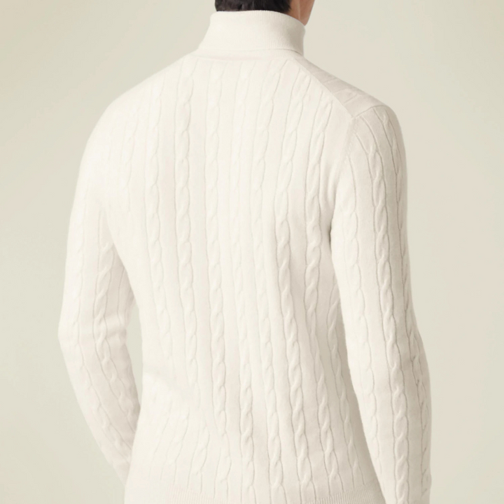 ByCastello | Cable Knit Turtleneck