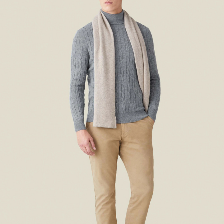 ByCastello | Cable Knit Turtleneck