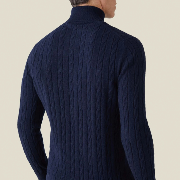 ByCastello | Cable Knit Turtleneck