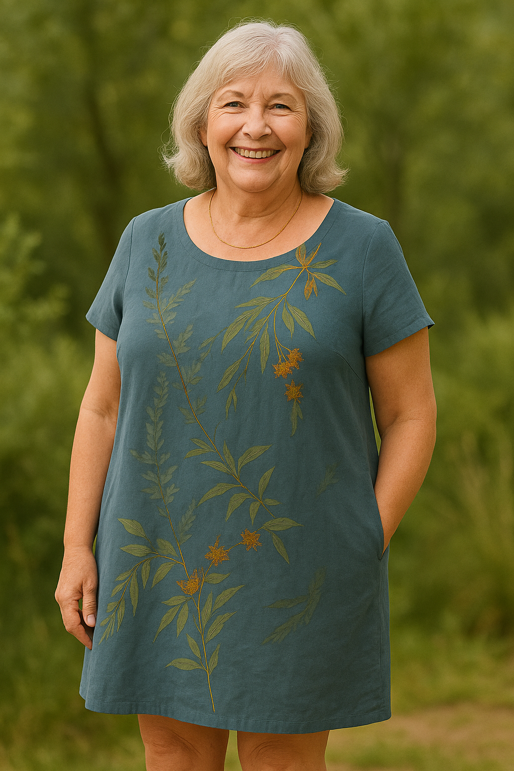 Sienna - Leaf Dress