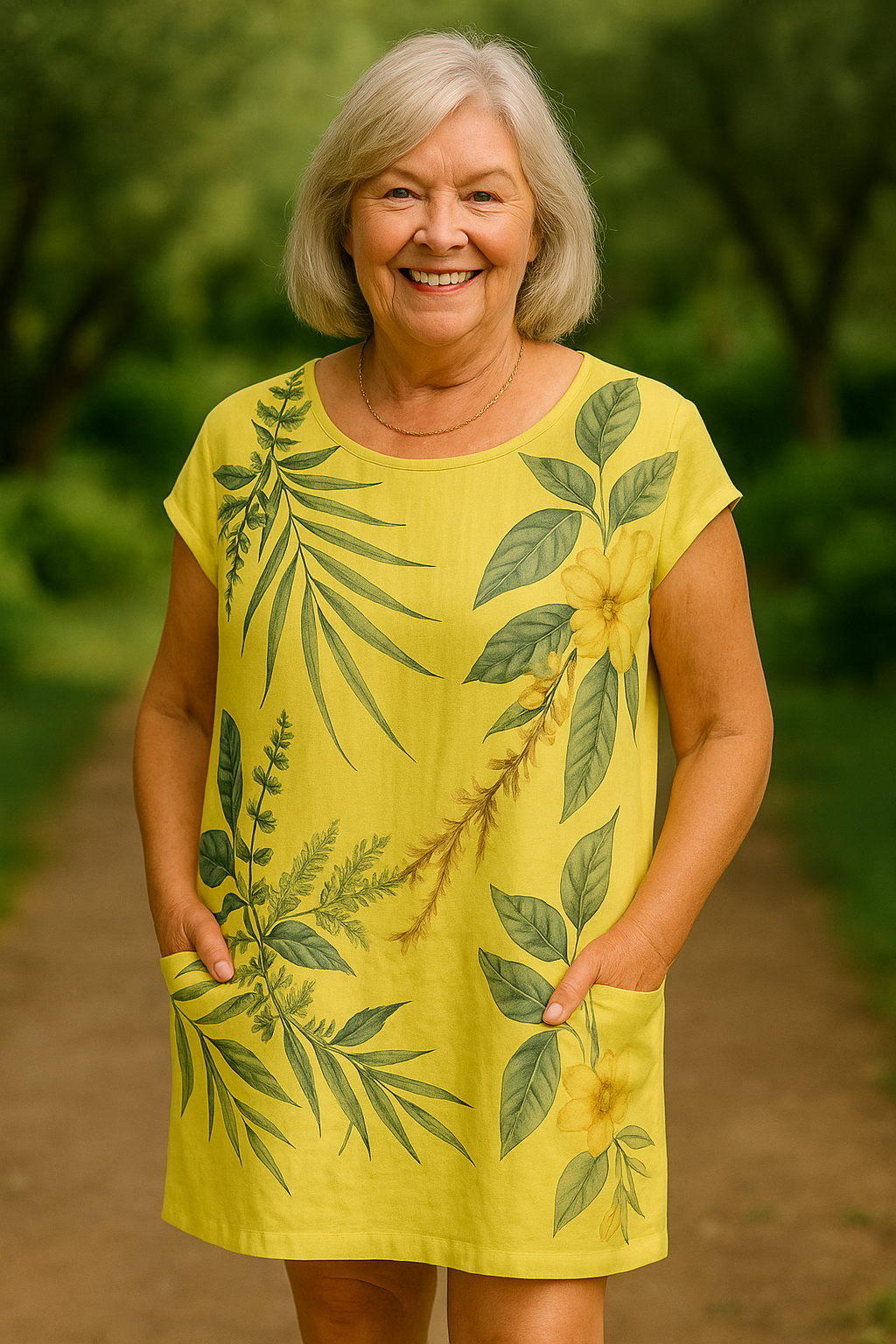 Sienna - Leaf Dress