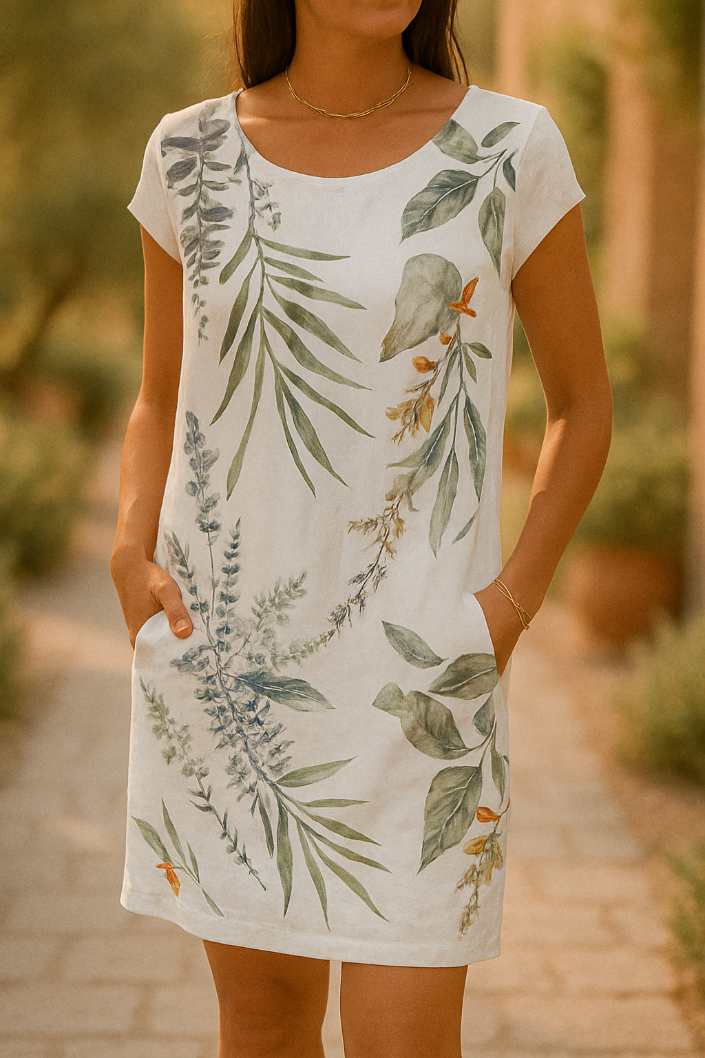 Sienna - Leaf Dress