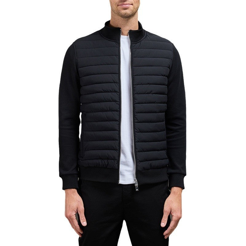 Men's Lightweight Summer Jacket with Quilted Design