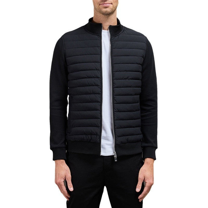 Men's Lightweight Summer Jacket with Quilted Design