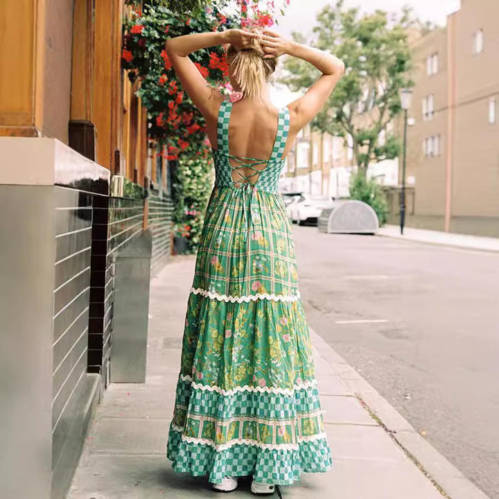 Joan - Summer Gradient Flowy Maxi Dress