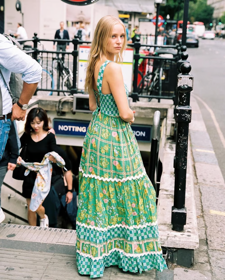 Joan - Summer Gradient Flowy Maxi Dress