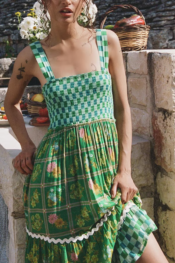 Joan - Summer Gradient Flowy Maxi Dress