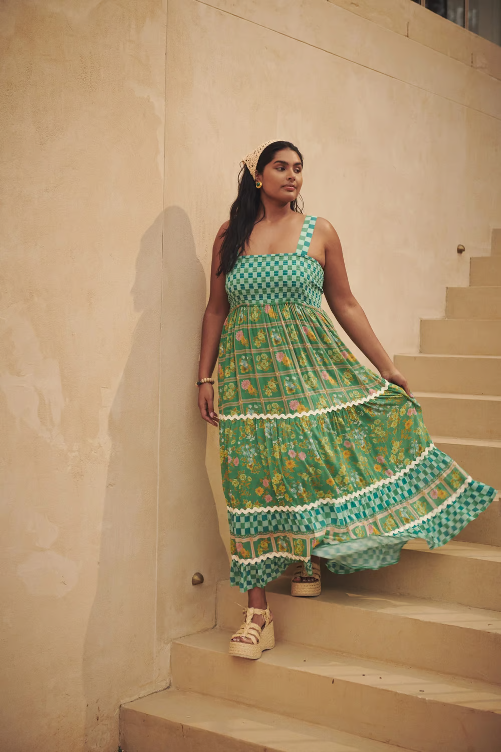 Joan - Summer Gradient Flowy Maxi Dress