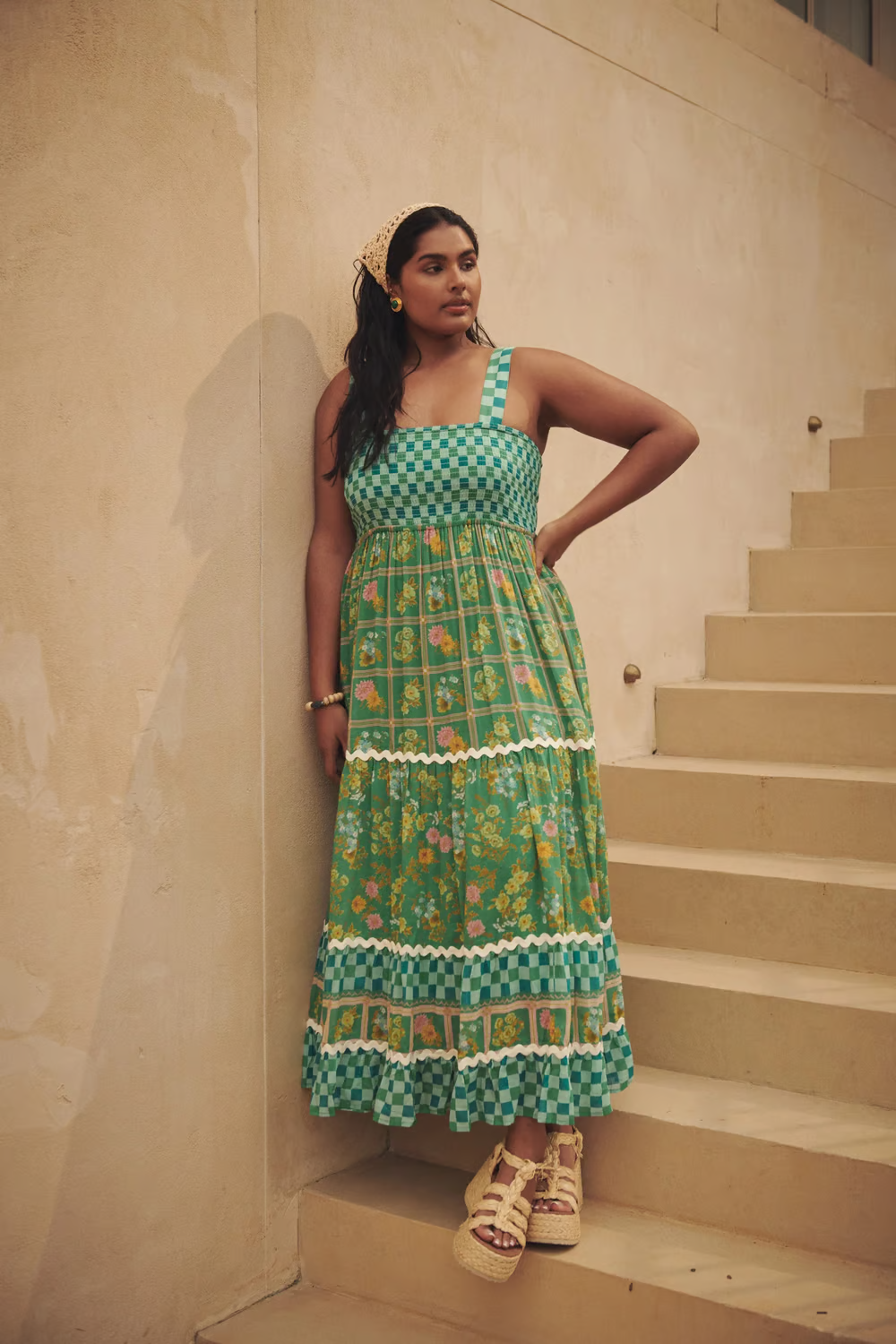 Joan - Summer Gradient Flowy Maxi Dress